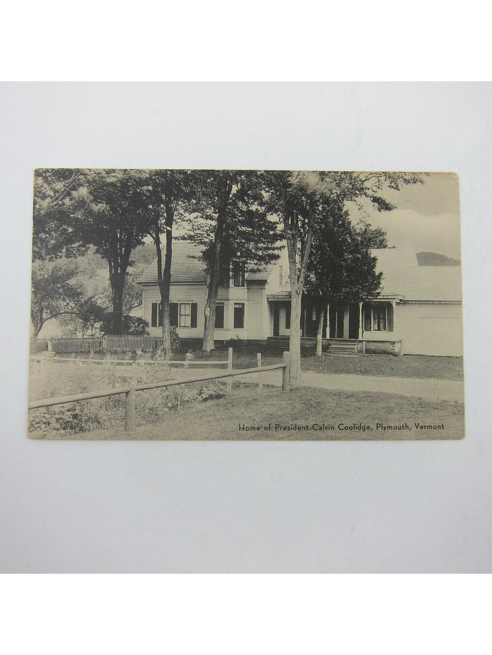 Postcard Plymouth Vermont President Calvin Coolidge Home Antique Unposted RARE